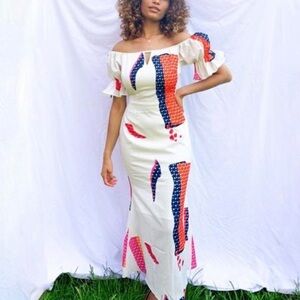 Never Fully Dressed Off-Shoulder Maxi Dress